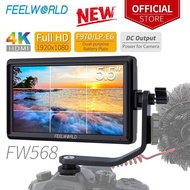 FEELWORLD FW568 5.5 inch Camera Field DSLR Monitor Small Full HD 4K HDMI 1920x1080 IPS Video Focus A