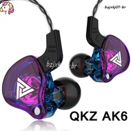 【No Box】Original Earphone Qkz Ak6 AK6-X Upgrade In-Ear To Return Stage Monitor Dynamic In-Ear Headse