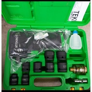 Tekiro Air impact Jumbo 1/2 Stubby socket set 12pcs impact angin 1/2 inci set 12 pcs