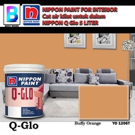 Nippon Paint Q-Glo Interior & Exterior collection 5 Liter Buffy Orange 1206T / Sunbaked 1233D / Tige