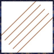(F  Z)11.8 Inch Length Copper Rod Lathe Rod Solid Copper Rod Lathe Bar Stock (5 Pcs, 3 mm Dia)