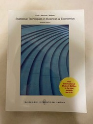 統計學原文書 Statistical Techniques in Business &amp;Economics
