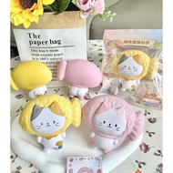IBloom Tokyo Cat Taiyaki Cute Squishy Collection Japanese Bread Pastry Animal Slow Rising Squishies 