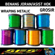 Wrapping thread fishing rod wrapping thread assist hook metallic thread metallic thread fishing bait