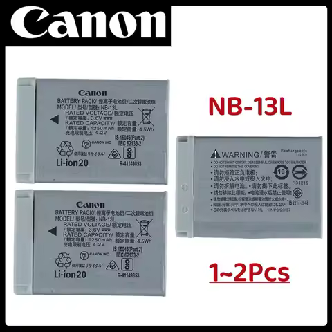Original NB 13L NB13L NB-13L 1250mah Camera Battery For Canon PowerShot G5X G7X G9X G7 X Mark II G9 