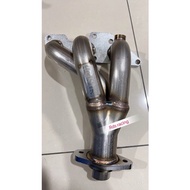 stainless  Steel 409 Extractor VIVA MYVI 1.0 660cc 850 (Mig weld) Exhaust manifold  + Header Gasket 