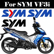 For SYM vf3i Motorcycle Reflective Sticker SYM Logo Emblem Decal Accessories Decor Motor Bike Head Side Body Rearview Mirror