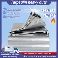 PE Waterproof canvas Kanvas khemah 3X4 4X4 4X5 4X6m Tarpaulin canvas Ground Sheet Tarpaulin canopy  