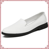 Hawkwell Women's Slip On Nurse Shoes Work Shoes White/Black-6921