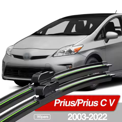 For Toyota Prius Prius C V 2003-2022 Front Windshield Wiper Blades 2pcs Windscreen Window Accessorie