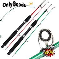 ONLYGOODSS Fishing Rod, Carbon 2 Sections Spinning Rod, High Quality 107g Lure Weight 1.0m Length Tr