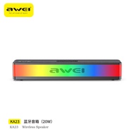 Awei KA23 Wireless Speaker RGB Outdoor Speaker Bass Portable Speaker HiFi Sound Awei Bluetooth Speak