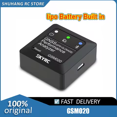 SKYRC GSM020 GNSS Performance Analyzer Power Bluetooth APP GPS Speed Meter for RC Car Helicopter FPV