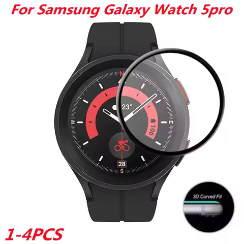 1-4PCS Protector Film for Samsung Galaxy Watch 5pro Screen Protectors 45MM On Samsung Galaxy Series 