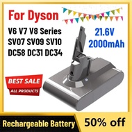 New 21.6V 2000mAh Battery for Dyson V6 V7 V8 Series SV07 SV09 SV10 DC58 DC31 DC34 Absolute Fluffy An