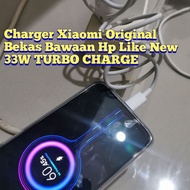 Charger Xiaomi Original Cabutan 33W Turbo Fast Charging Redmi Note 9 Pro Note 10 Pro Note 11 Note 10S Poco X3 NFC Poco X2 Poco F3 Poco X3 Pro Poco F2 Pro  Poco m3 Pro Poco M4 Pro Mi 11 lite Poco M2 Pro Ori 100% Bawaan Hp