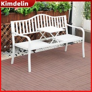 KIMDELIN ม้านั่งกลางแจ้งโลหะโต๊ะกาแฟพับได้150Cm