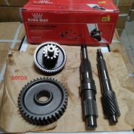 Gear ratio set AEROX gear axle ratio assy complete set