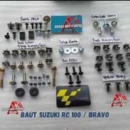 ** BAUT LENGKAP FULL SET SUZUKI RC100 BAUT MOTOR BRAVO BAUT RC100 **