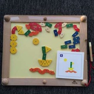 二手PlayMe木製白板+拼圖