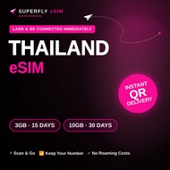 Thailand Travel eSIM 3GB/10GB | Instant QR Delivery | Bangkok Phuket | 4G 5G