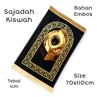 ART K34G Turkish Prayer Rug Kiswah Prayer Rug with Thick Tassels, Anti-Slip, Comfortable and Soft, S
