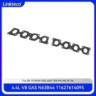 Engine part L&R Exhaust Manifold Gasket set Fit 4.4 L V8 GAS N63B44 For 08-19 4.4L BMW 550I 650I 750