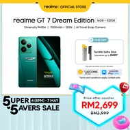 realme GT7 Dream Edition (16+512GB) | Dimensity 9400e | 7000mAh + 120W | AI Travel Snap Camera