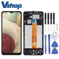 ♕✶✔LCD Touch Screen Digitizer Full Assembly with Frame for Samsung Galaxy A12 SM A125F Mobile Phone