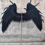 Angel Wings ตกแต่งแขวนเครื่องประดับเวทีไมโครโฟนคงที่ปาร์ตี้พื้นหลัง < Ne1> Feather Angel Party Suppl