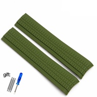 Chất lượng cao mềm Dây đeo đồng hồ cao su aquanaut phù hợp cho PATEK PHILIPPE Silicone 5164a 5167a 5