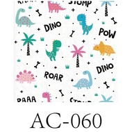 Ace King Wallpaper dinosaur character foam AC-060 diy 3d wall sticker home decor 70cmx77cm