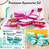 [✅Ready] Prasmanan Set Aquamarine Tempat Wadah Makanan Piknik 6Set