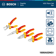 BOSCH VDE Plier Set 4pc ชุดคีมกันไฟ VDE 4 ชิ้น