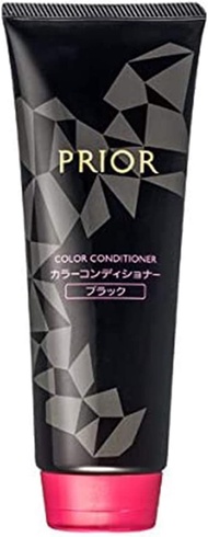 Shiseido PRIOR Hair Conditioner Color N Black Firmness Glossy Hair White Hair Color Care 230g b2970