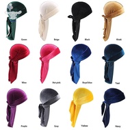 [San] Unisex Men Women Durag Headwear Headwear Silk Pirate Wrap Hats