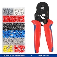 Crimping Tool Set - Mini Electrical Pliers with 1200PCS Wire Connectors