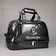 2025 imported NEW BENZ Crystal Material New Golf Double Layer Clothes Bag Shoes Bag Men And Women Sp