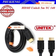 Unitek YC140-Full HD 1080P 5M HDMI cable standard 1.4 supports genuine