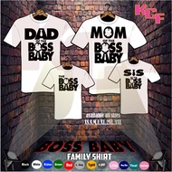 BOSS BABY FAMILY SET UNISEX OVERSIZED TSHIRT SOLD PER PIECE