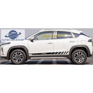 New model of fronx sticker, car vinyl list sticker SUZUKI fronx best sticker fornx minimalist simple