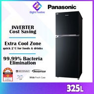 PANASONIC 325L AI ECONAVI Refrigerator 5 Star Inverter Steel Door Fridge | Peti Sejuk | NR-TV341
