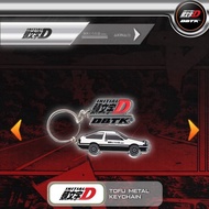 DBTK x INITIAL D Tofu Metal Keychain