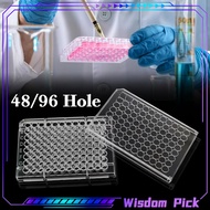Tissue Culture Plate Flat Bottom Sterile Laboratory Supplies Polystyrene Microplate 48/96 Well