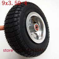 9x3.50-4 tires tyre Inner Tube &amp; rim Combo for Gas Scooter Skateboard Pocket Bike Electric tricycle 9 inch wheel