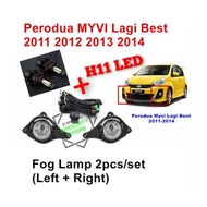 MYVI 2011 2012 2013 2014 OEM FOG LAMP Spotlight BUMPER LAMPU Foglamp