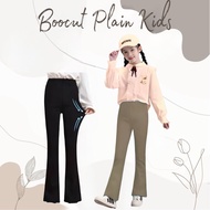 KGT Bamboo Mini Bootcut Kids P2 Size M-2XL Perempuan 230GSM KIDS Bootcuts Seluar Getah Slack Kanak-K