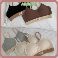 MISUPS Sports Bra, Multipurpose No Steel Ring Yoga Bra, Fashion Gathering Comfortable Gym Bra Gym