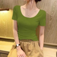 U body neck t-shirt (cotton)