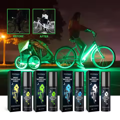 Night Reflective Spray Riding and Walking Bicycle Clothing Luminous Warning Sign Eco Fluorescent Nig